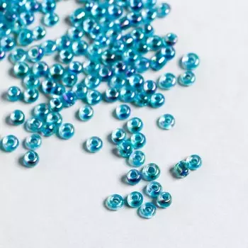 Бисер "Zlatka" 08/0, 3 мм, 10 г 0217 синий