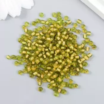 Бисер "Zlatka" 08/0, 3 мм, 10 г 0318 желтый