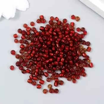 Бисер "Zlatka" 08/0, 3 мм, 10 г 0324 т.красный