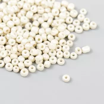 Бисер "Zlatka" 08/0, 3 мм, 10 г 0961 т.кремовый