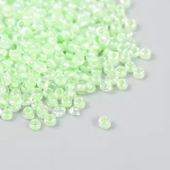 Бисер "Zlatka" 08/0, 3 мм, 10 г 2214 салатовый