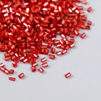 Бисер "Zlatka" рубка 10/0, 10 г, №0025 красный