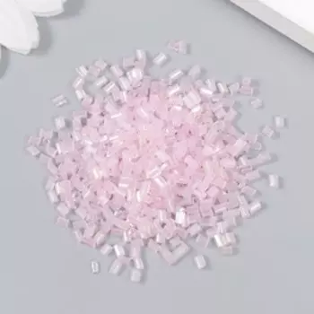 Бисер "Zlatka" рубка 10/0, 10 г, №0266 св.розовый МИКС