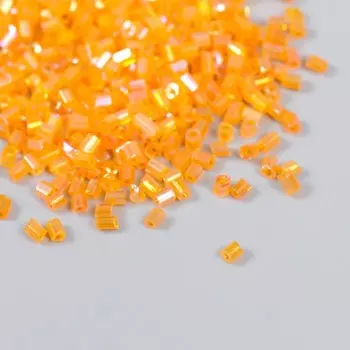 Бисер "Zlatka" рубка 10/0, 10 г, №1169B т.оранжевый