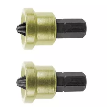 Бита с ограничителем KWB, PZ2, сталь TQ60, 25 мм, 2 шт