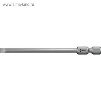 Бита WERA WE-059330, SL1x5.5x50 мм, хвостовик 1/4", вязкая твердость, шлицевая