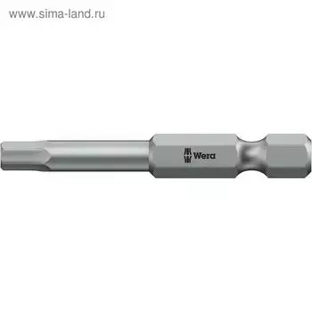 Бита WERA WE-059633, HEX6x89 мм, хвостовик 1/4", вязкая твердость, внешний шестигранник