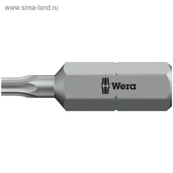 Бита WERA WE-066498, TX8x25 мм, хвостовик 1/4", вязкая твердость, с отверстием под штифт