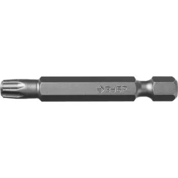 Биты ЗУБР 26005-30-50-2, кованые, CrMo, хвостовик E 1/4″ х 50 мм, T30, 2 шт.