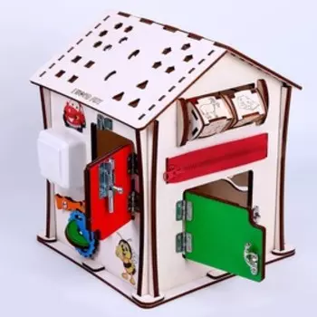 Бизиборд «Дом со светом», Мультицвет