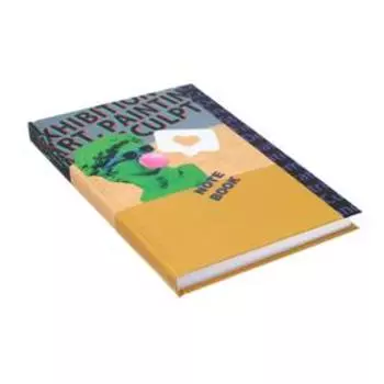 Бизнес-блокнот А5, 160 листов в клетку Art shock, твёрдая обложка, матовая ламинация, выборочный лак, блок офсет, МИКС