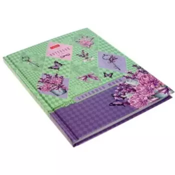 Бизнес-блокнот А5, 80 листов Little secret, твёрдая обложка, блок 5 цветов