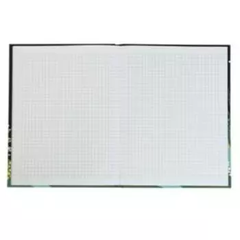 Бизнес-блокнот А5, 80 листов в клетку Cute fox, твёрдая обложка, глянцевая ламинация, блок офсет, МИКС