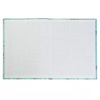 Бизнес-блокнот А5, 80 листов в клетку Herbal, твёрдая обложка, матовая ламинация, выборочный лак, блок офсет, МИКС