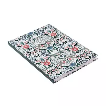 Бизнес-блокнот А5, 96 листов, в клетку/линейку "MORRIS", твёрдая обложка, матовая ламинация, блок 65