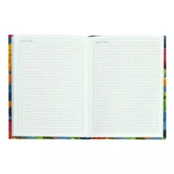 Бизнес-блокнот А6, 160 листов в клетку "Яркие зонтики", интегральная обложка