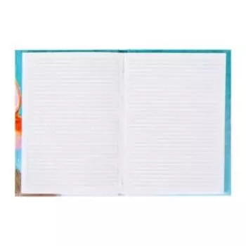 Бизнес-блокнот А6, 64 листа в клетку/линейку "Забавный корги", твёрдая обложка, матовая ламинация, блок офсет