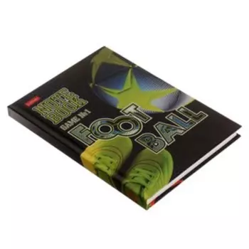 Бизнес-блокнот А6 80 листов "Football", твёрдая обложка, 3D лак, блок офсет