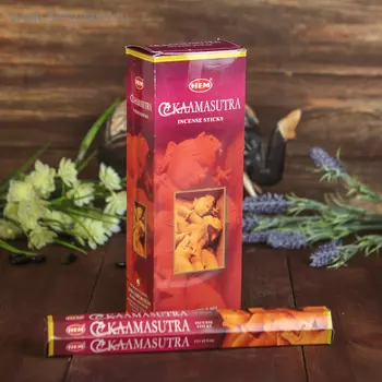 Благовония "HEM" 20 палочек угольные kamasutra
