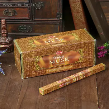 Благовония "HEM" 8 палочек Масала мускус