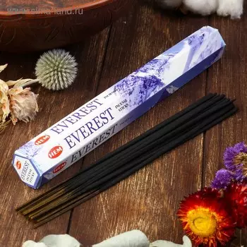 Благовония HEM "Everest. Эверест ", 20 палочек в упаковке, шестигранник