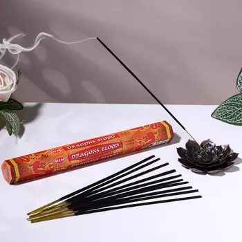 Благовония HEM "Кровь Дракона. Dragon Blood", 20 палочек в упаковке, шестигранник