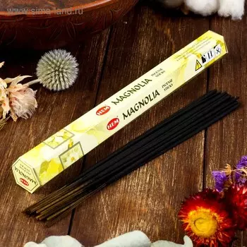Благовония HEM "Magnolia. Магнолия", 20 палочек в упаковке, шестигранник