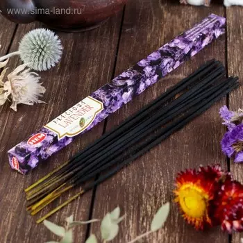 Благовония HEM " Pr. Lavender Драгоценная лаванда ", 8 палочек в упаковке, четырёхгранник