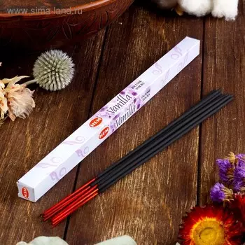 Благовония HEM "Vanilla. Ваниль", 8 палочек в упаковке, четырёхгранник