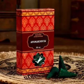 Благовония Natura, 20 конусов с подставкой, Мирра