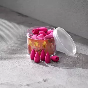 Благовония конусные "Аромат розы", пуля, 40 капсул, стелющийся дым