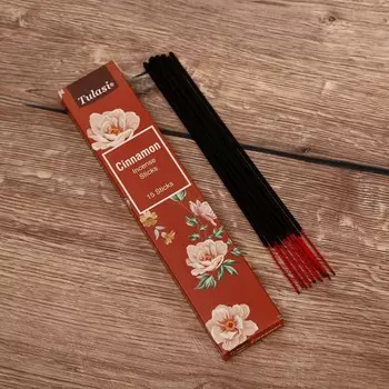 Благовония "Tulasi" 15 аромапалочек Корица