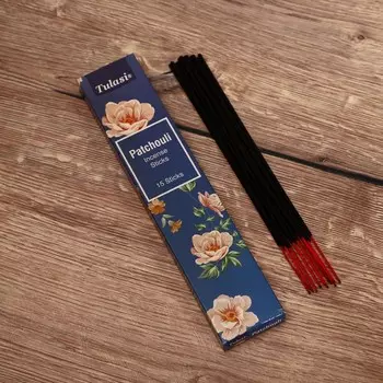 Благовония "Tulasi" 15 аромапалочек Пачули