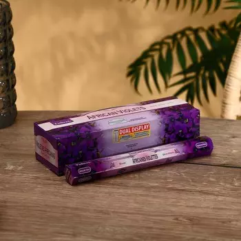 Благовония "Tulasi" 20 аромапалочек Африканские фиалки