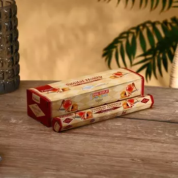 Благовония "Tulasi" 20 аромапалочек Мёд и сандал