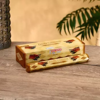 Благовония "Tulasi" 20 аромапалочек Корица и ваниль