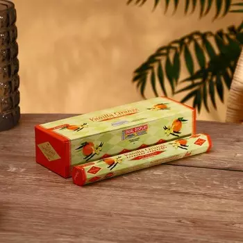 Благовония "Tulasi" 20 аромапалочек Апельсин и ваниль