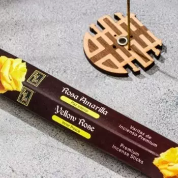 Благовония Zed Black "Жёлтая роза Yellow Rose", 20 палочек в упак, шестигранник