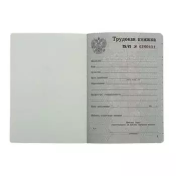 Бланк "Трудовая книжка с голограммой"