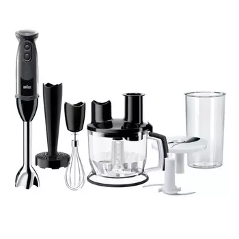 Блендер Braun MQ5277BK, погружной, 1000 Вт, 0.6 л, 21 скорость, чёрный