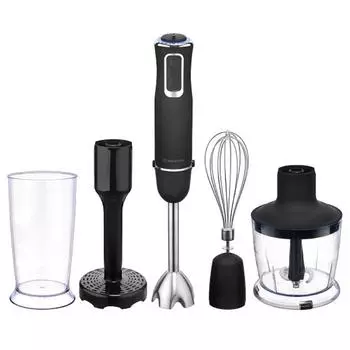 Блендер BRAYER BR1247 , погружной, 1000 Вт, 0.6/0.5 л, 5 скоростей, чёрный