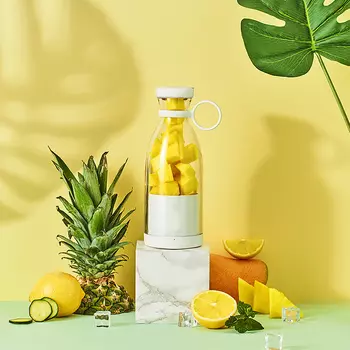 Блендер Luazon LBR-04, портативный, 420 мл, 40 Вт, АКБ, белый