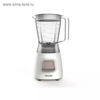 Блендер Philips HR2052/00, стационарный, 450 Вт, 1.25 л, 1 скорость, импульс, белый