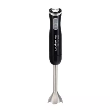 Блендер Polaris PHB 1594, погружной, 1500 Вт, 0.5/0.7 л, 15 скоростей, режим "турбо", чёрный