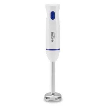 Блендер Vitek VT-8502 W, погружной, 1000 Вт, 1 скорость, бело-синий