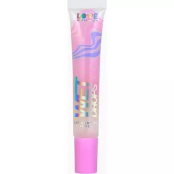 Блеск для глаз и губ Love Generation Wet Drops, тон 02, с розовыми сияющими частицами, 12 мл