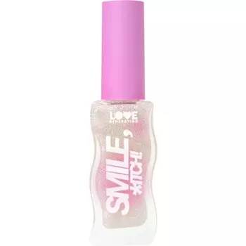 Блеск для губ Love Generation Smile, *itch!, тон 01 светлый бежевый, 10 мл
