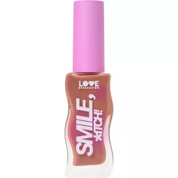Блеск для губ Love Generation Smile, *itch!, тон 03 коричнево-бежевый, 10 мл