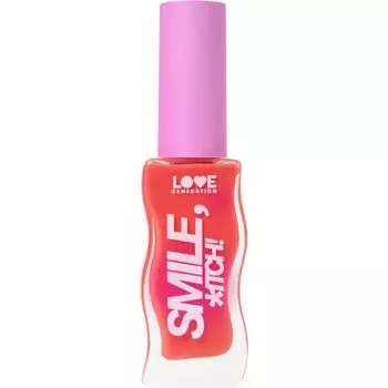 Блеск для губ Love Generation Smile, *itch!, тон 09 розово-морковный, 10 мл