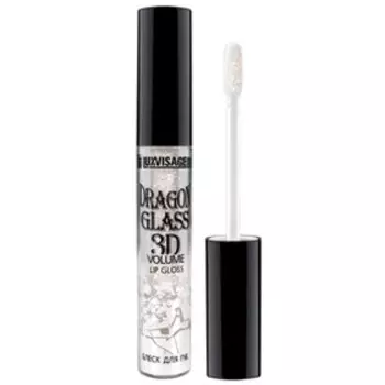 Блеск для губ Luxvisage Dragon Glass 3D Volume, тон 04 frozen суперглянцевый, 2,8 г